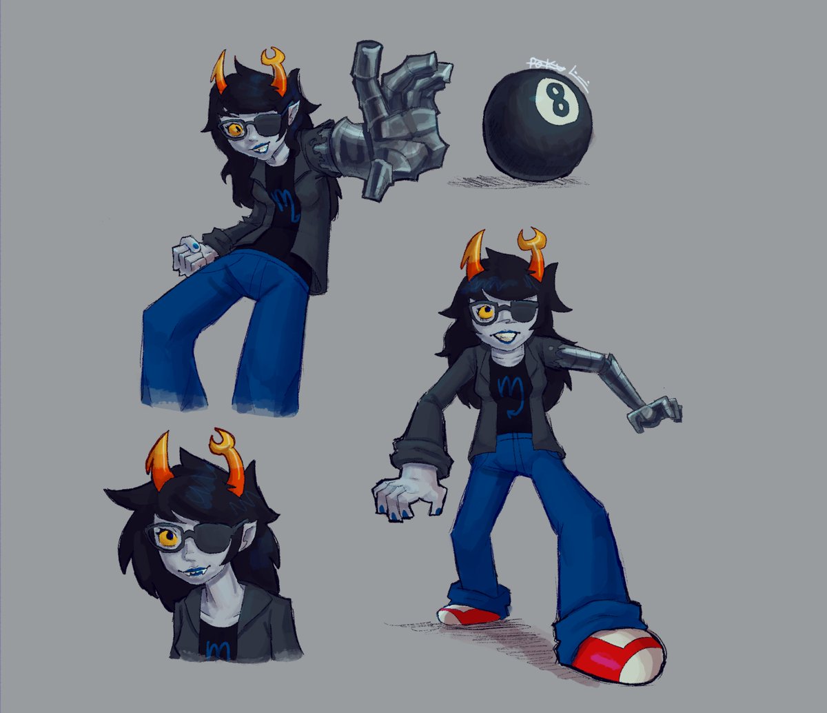 pokuu7_'s tweet photo. vriskas for 08/08 .

#homestuck #homestuckfanart #vriskaserket https://t.co/EjKEo7Igsw