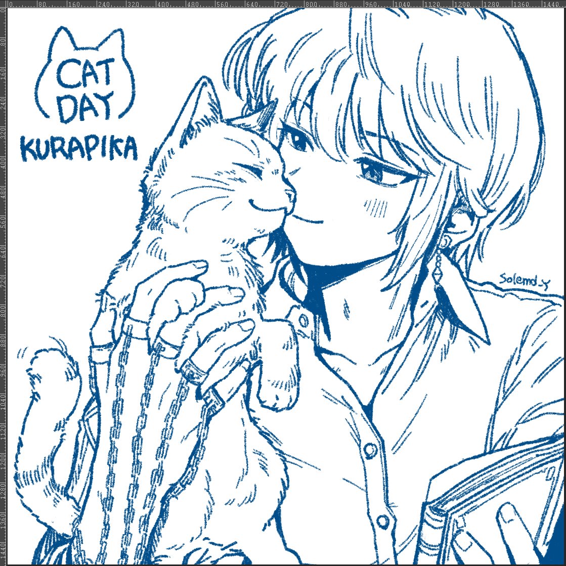 solemd_y's tweet photo. CAT DAY クラピカ https://t.co/EGzoQBwLWp