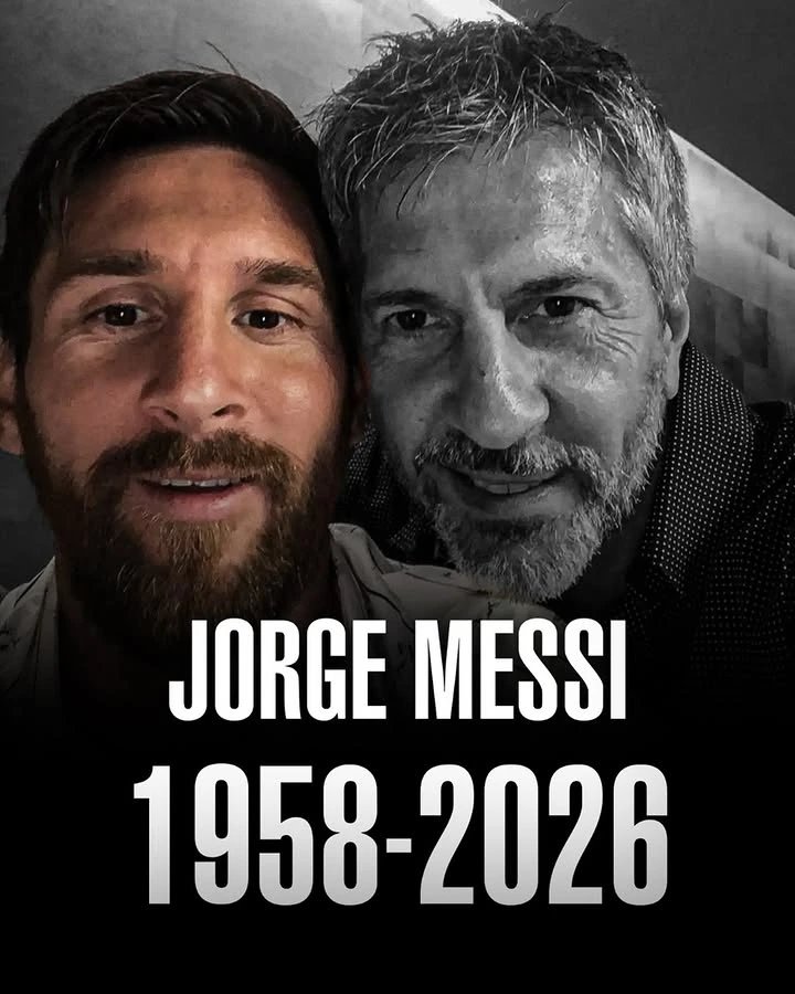 CarolRadull's tweet photo. Lionel Messi’s father, Jorge Messi has passed away at the age of 68 in Rosario after a long battle with illness.

Our thoughts and deepest condolences are with Lionel and his family 🙏🏽 https://t.co/xOHLk7OrYu