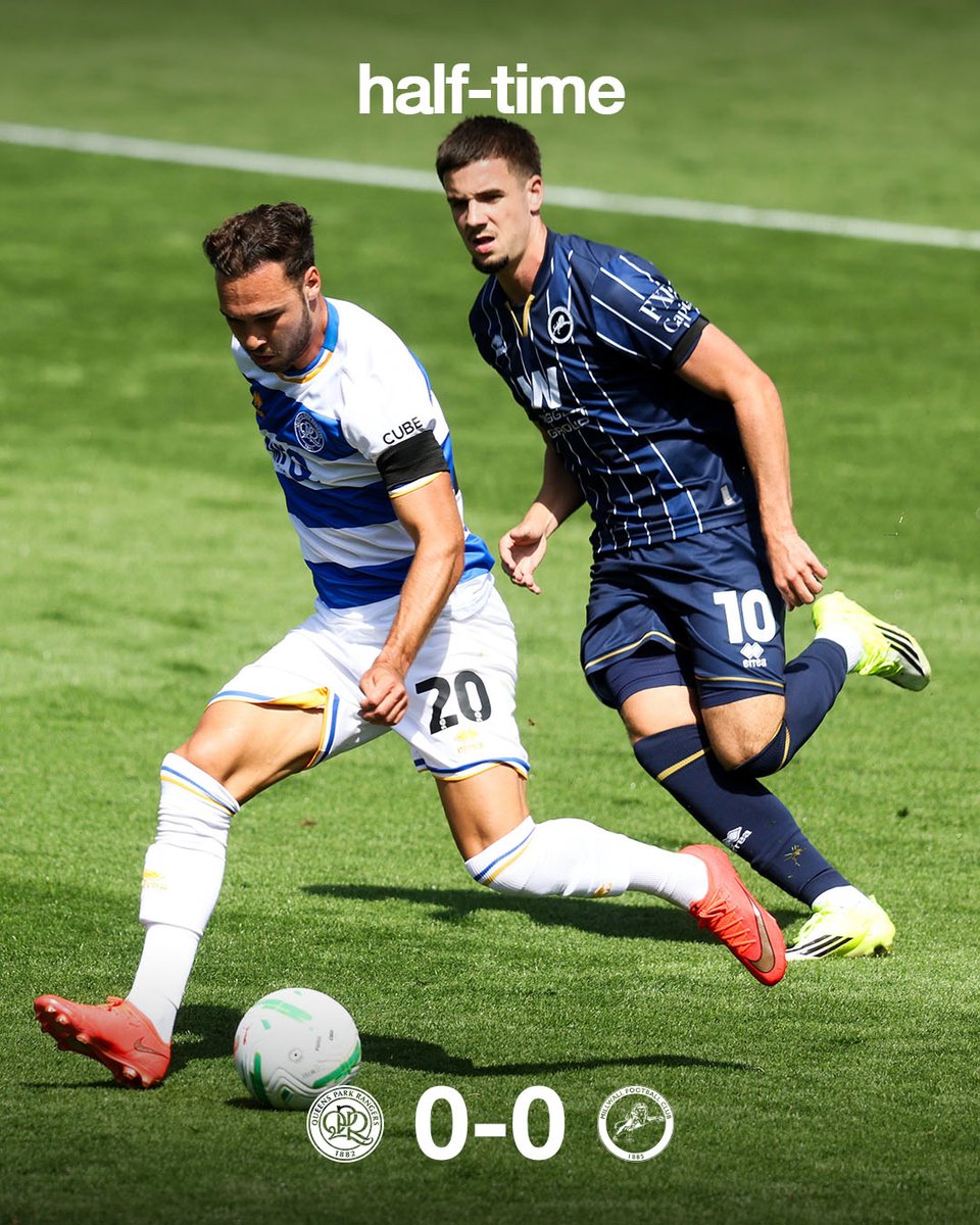 QPR's tweet photo. 0-0 after 45 ⏸️ https://t.co/ZzZjxOMI0d