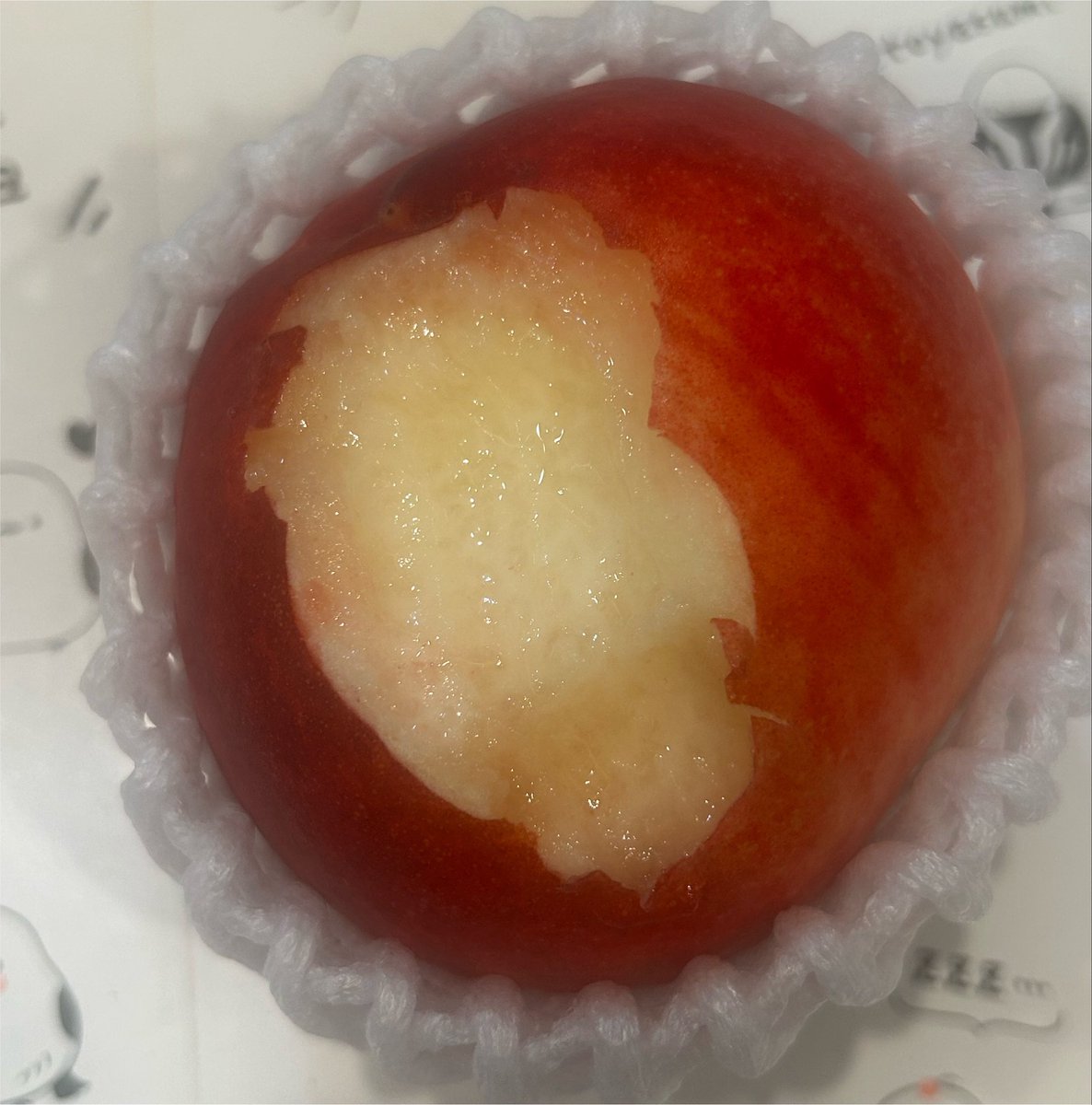 ichijouririka's tweet photo. いただいた桃、まじで美味い
でもごめん、湯煎できませんでした。 https://t.co/g1LOa7215J