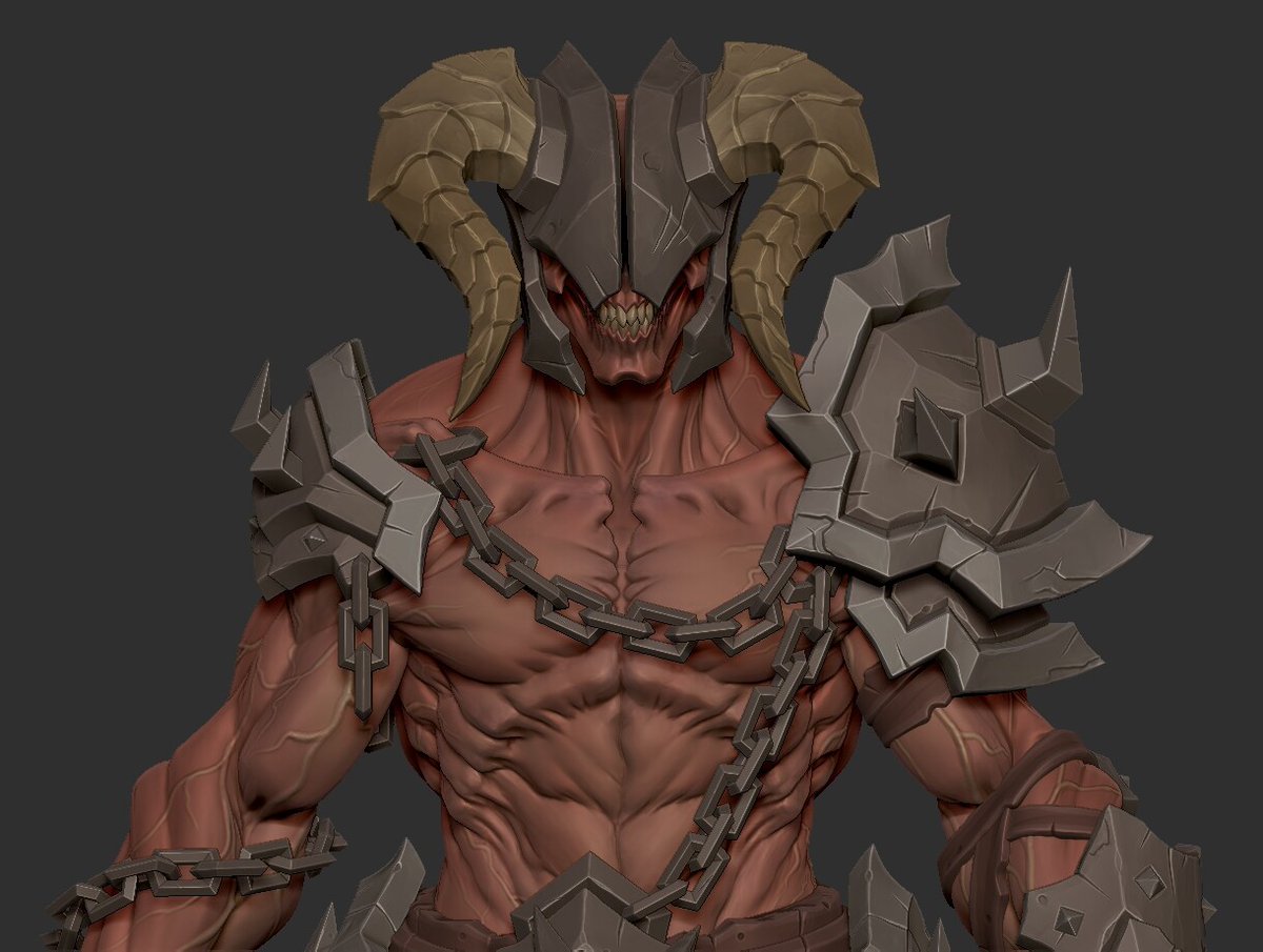 sergeyvpop's tweet photo. My old artwork, I tried to create a Darksiders-style character
#zbrush #sculpt https://t.co/OtNnYB4VEv