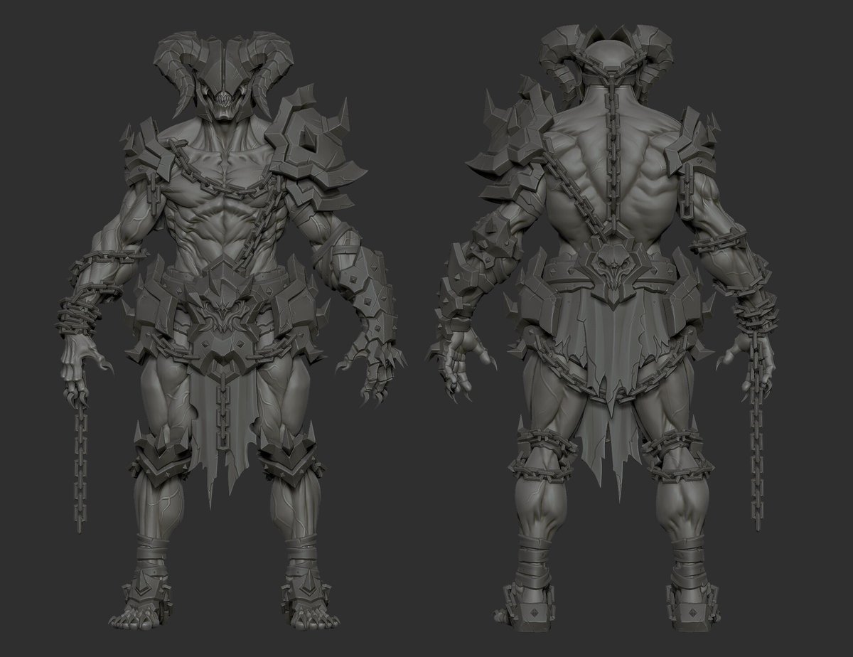 sergeyvpop's tweet photo. My old artwork, I tried to create a Darksiders-style character
#zbrush #sculpt https://t.co/OtNnYB4VEv
