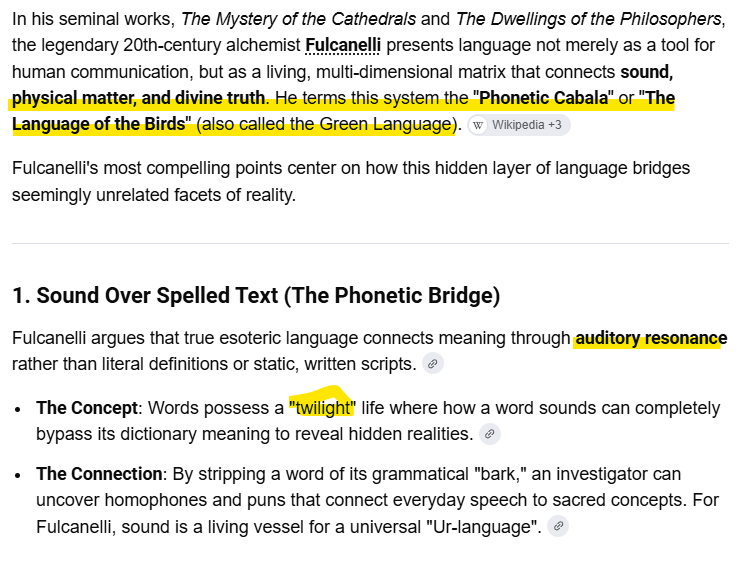 KurtArthur12's tweet photo. I can't stand people who worship 19th Century's creation of "Languages".

The world was a massive trade hub for a very long time; and to make it seem language evolved naturally is one of the biggest cons of all time.

Read Fulcanelli and those with eyes will see. #IranWar #Israel https://t.co/mFib2boSRH