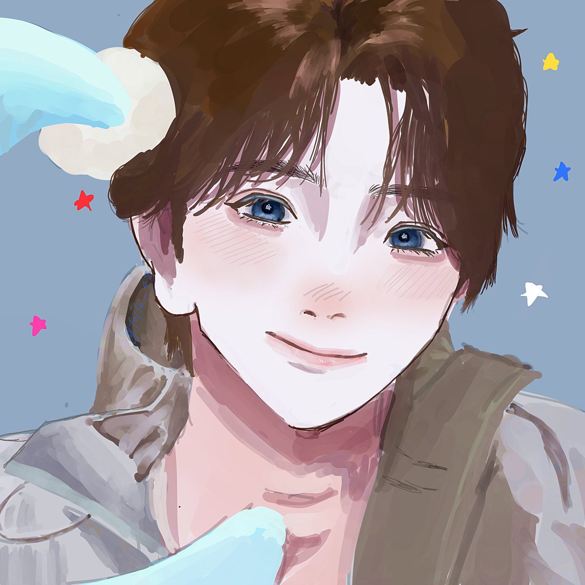 toile__43's tweet photo. #みるきーずお絵描き部
このビジュ爆イケすぎたよね💙 https://t.co/1KoXKep8Xo