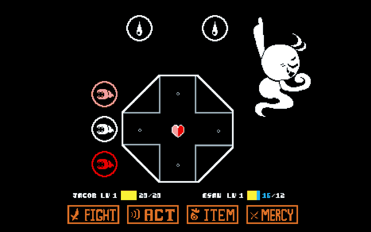 Darkercape's tweet photo. Also, here's some old I dug up! I smushed Isaac and Undertale because it was funny, probably. #undertaleㅤ #tboi https://t.co/CB0EoS6eYA