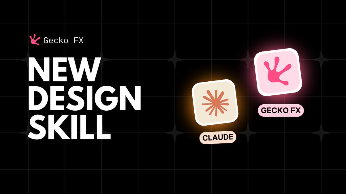 amitanshusahu's tweet photo. Launching GeckoFX Skill 🦎
build landing pages that don’t look AI-generated

It gives agents GeckoFX components + the design knowledge behind them.

Less AI slop. More craft. https://t.co/XdKsDRtamb