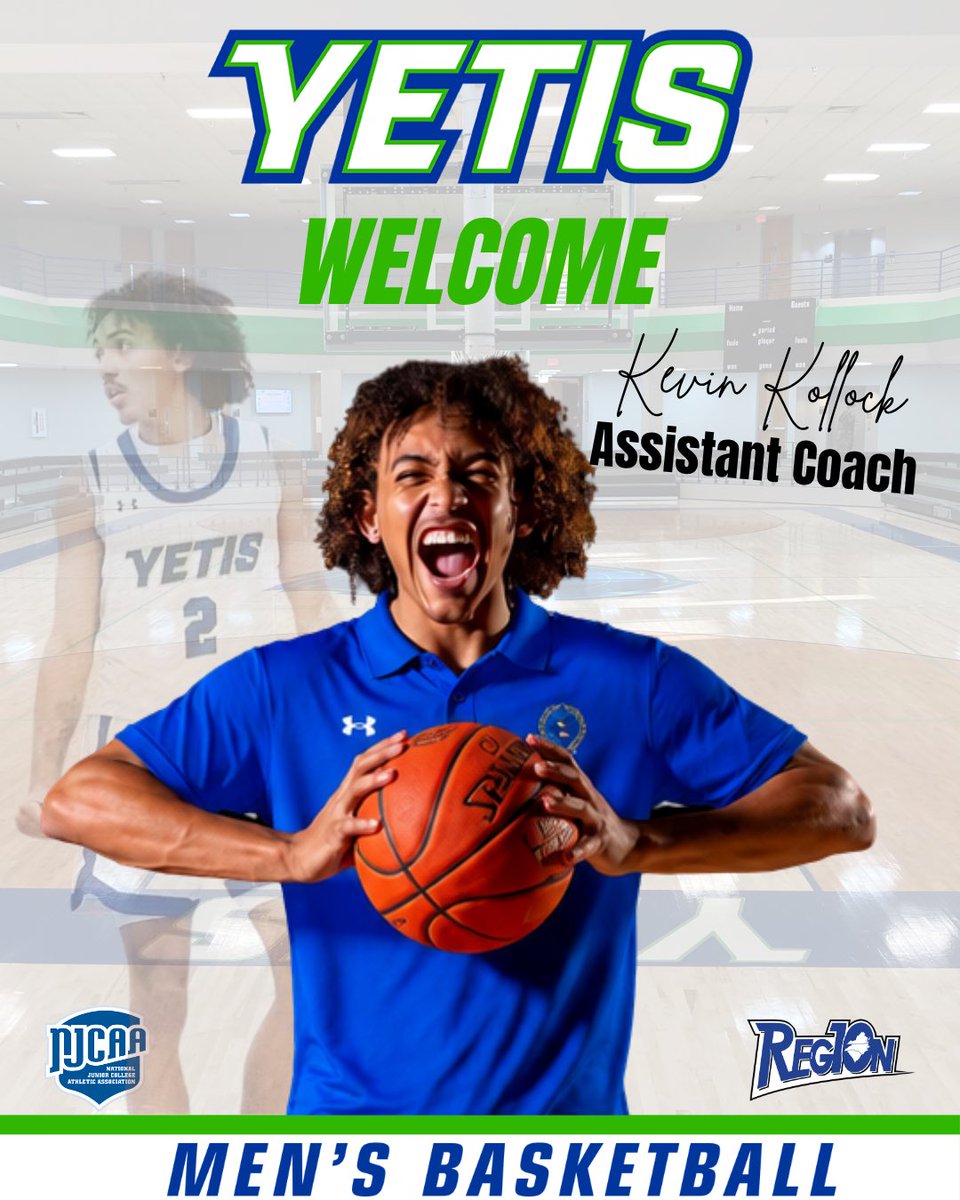 yetismbb's tweet photo. ❄️🏀 WELCOME BACK, KEVIN!

Cleveland CC Yetis Basketball welcomes Kevin Kollock Jr. to our staff as an Assistant Coach!

Kevin was the first signee in program history in 2023-24. Now he’s back to help build the future of Yetis Basketball!

#Yetis #YetiBasketball #BuildTheYetis https://t.co/fxXfDr3UHz
