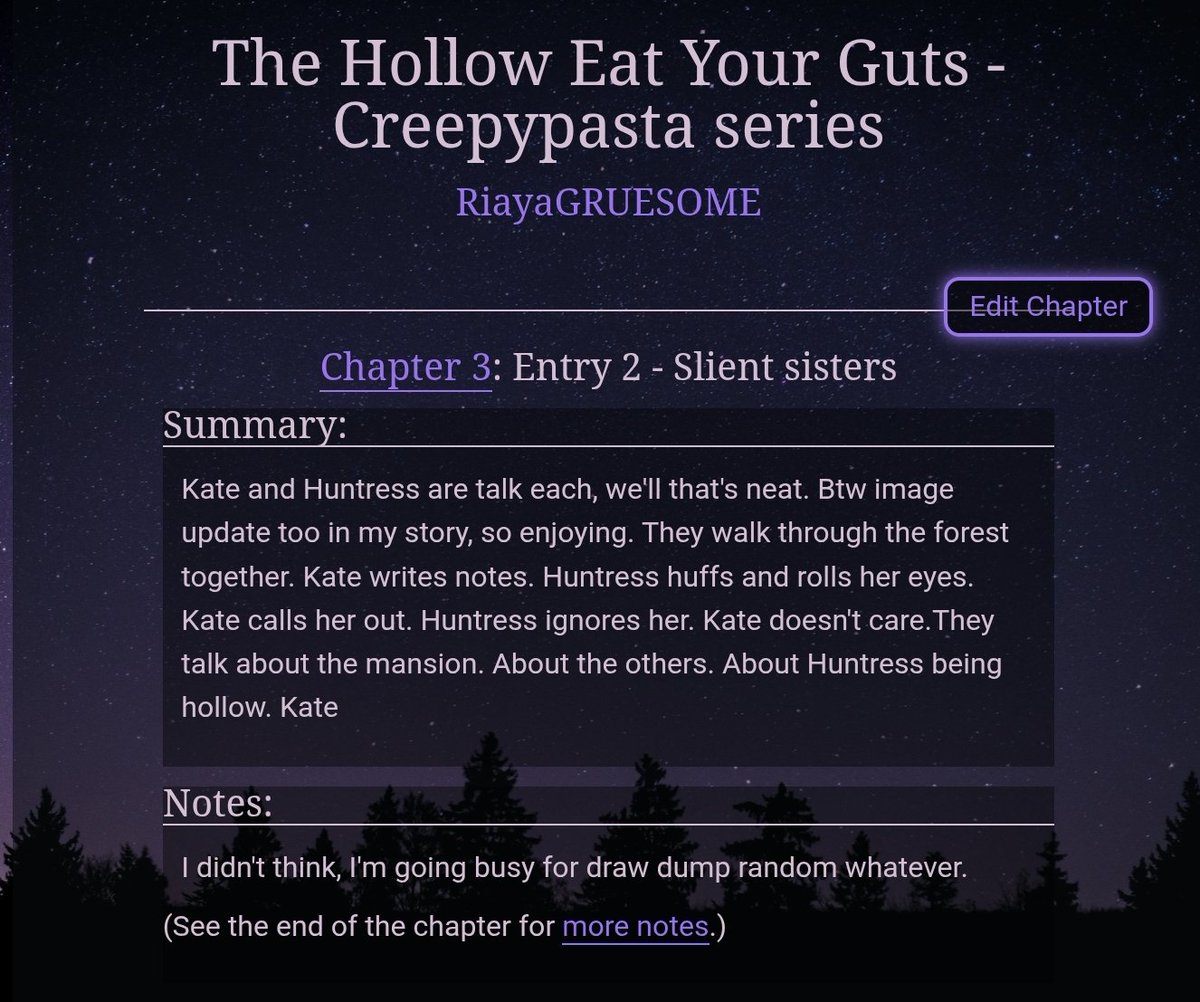 GunezRiaya's tweet photo. welp, update chapter new.
https://t.co/LsxGHS5Lcq
#creepypastatwt #slenderverse #creepypasta #Slenderversetwt #crptwt #svtwt https://t.co/YSo0hzKCnp
