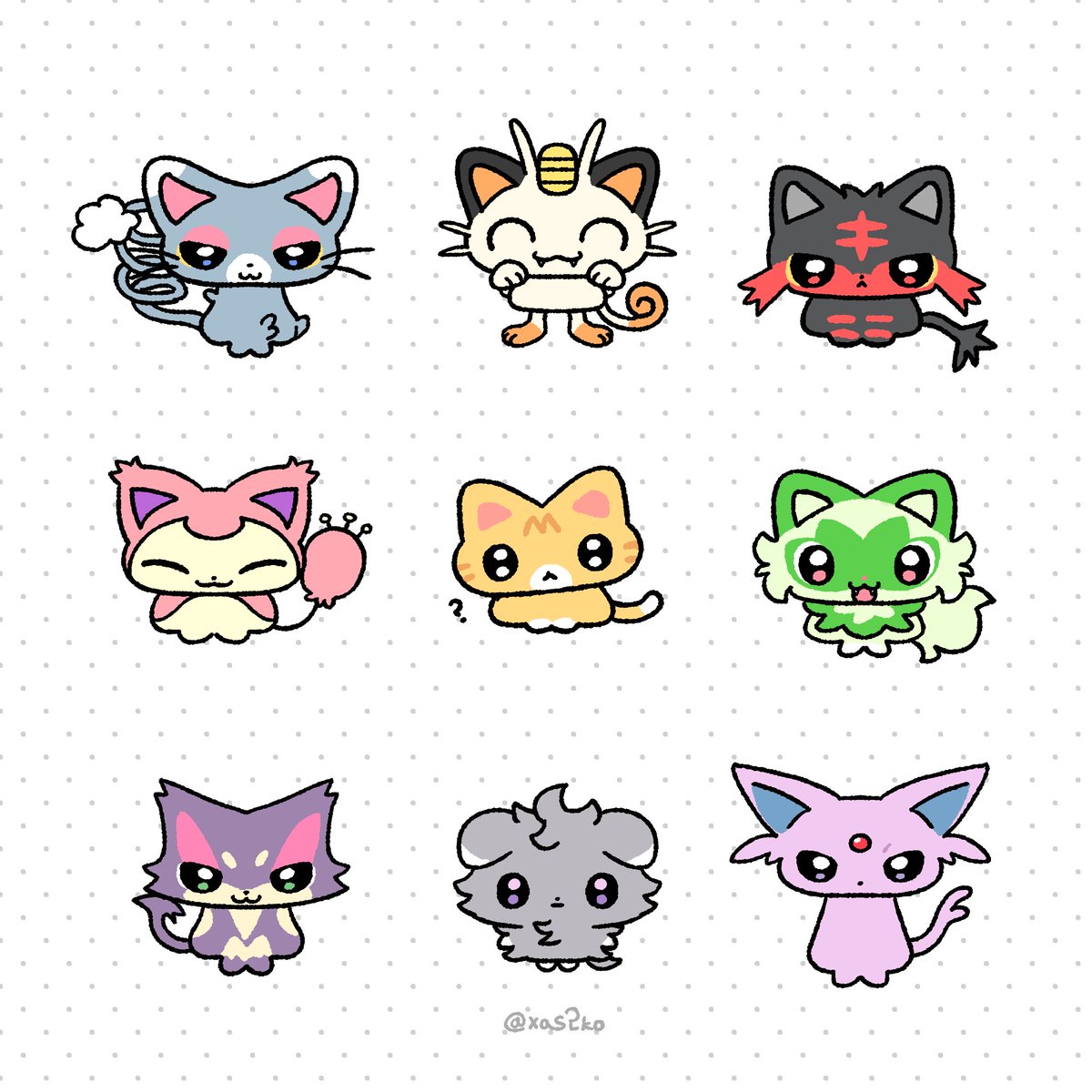 XAS2KO's tweet photo. 세계 고양이 날 기념~🐈 https://t.co/e92bWzJPcg