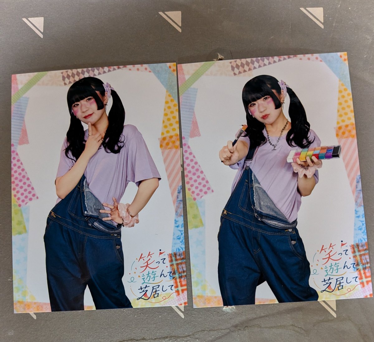JC8qYFJinxiTvlM's tweet photo. イベント「笑って遊んで芝居して」初日
いでりなちゃん

阿佐ヶ谷 MUSIC BAR Lyricsにて

ブロマイドAB
ランチェキ
２チェキ しぬまでダーリン恋していてポーズ

感想は後日

#井手璃夏
#笑芝 https://t.co/cqrKM6CQFJ