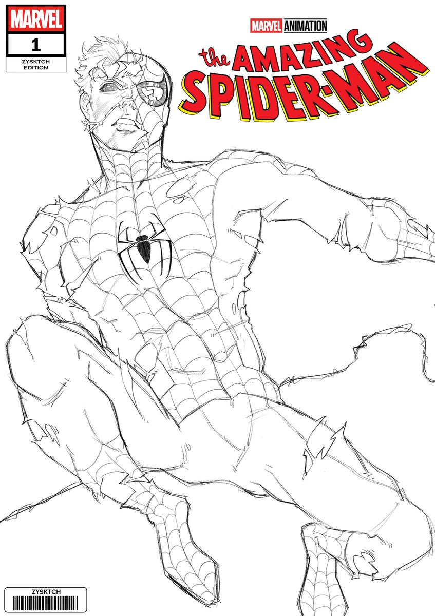 Zysktch's tweet photo. Spida man sketch #brandnewday https://t.co/RtLMuy5g7F