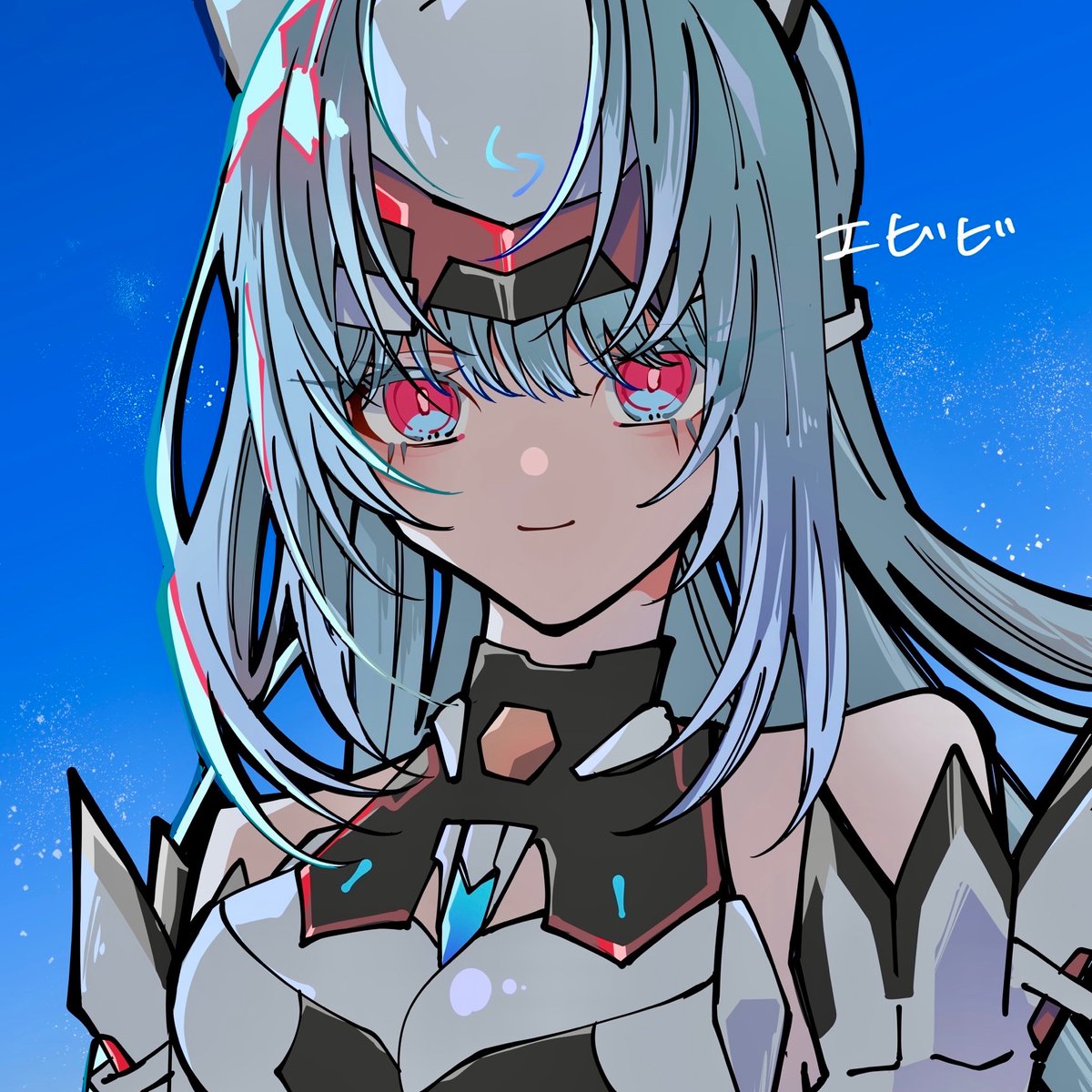 evi_fly0527's tweet photo. 前描いたKOS-MOS Re:🤩🤩 https://t.co/PTR91MyVNN