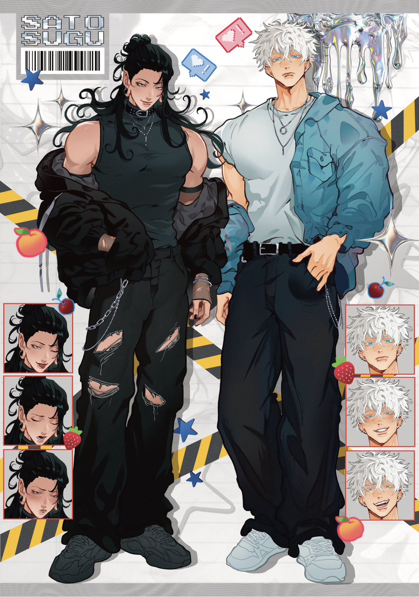 Djuney9's tweet photo. Satosugu that I drew for GoGe event in HZ🤍✨🖤

#五夏 https://t.co/O1BE1vLSTv