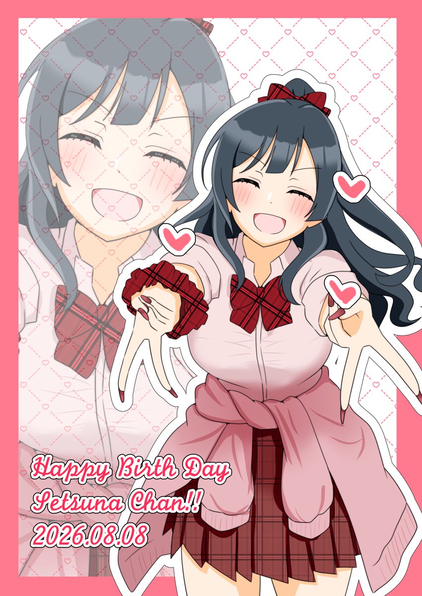 m_qo4s's tweet photo. せつ菜ちゃんお誕生日おめでと〜〜〜〜！！！！
 元気なあなたの笑顔が大好きです！🎙️
#優木せつ菜生誕祭2026 
#優木せつ菜誕生祭2026 https://t.co/IhiI5CrXiO