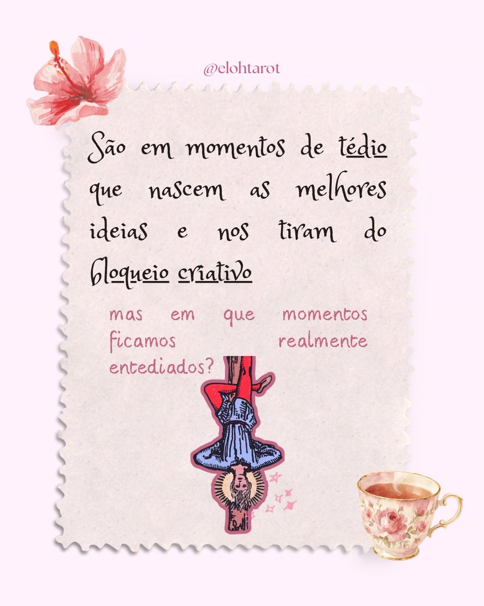 elohtarot's tweet photo. Já parou pra pensar que as vezes você tá travado por que não respira e descansa? https://t.co/GX2Ith417g