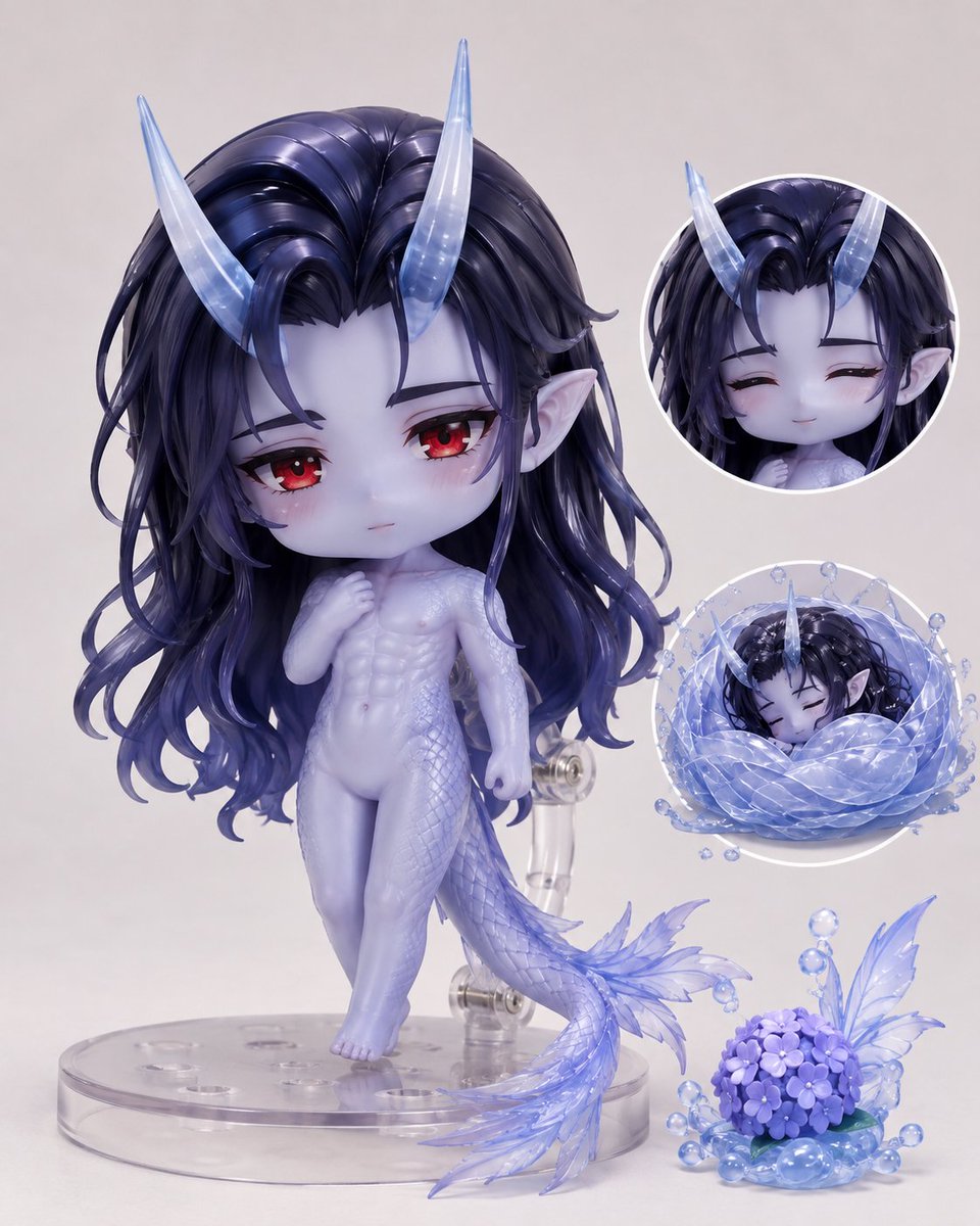 C0ttonJellyFish's tweet photo. 『創造主の身勝手な夏』のうちの子たちが、もしねんどろいどになったら……？
全員お迎えしたい〜〜！！��🩵✨

https://t.co/HIqRaHFN6b

【R18完全版】
https://t.co/dXFII1Whh2

#創作BL #小説家になろう
#小説が読めるハッシュタグ https://t.co/AQtekdlJ7s