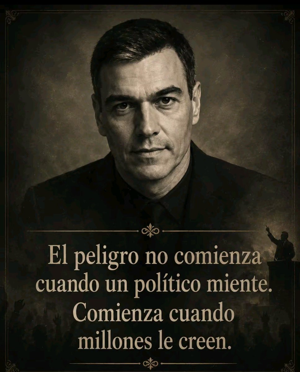 QFueso's tweet photo. El problema no es que Pedro Sánchez mienta continuamente, el problema es que todavía le cree mucha gente .
🤮 https://t.co/0S8AplGn89