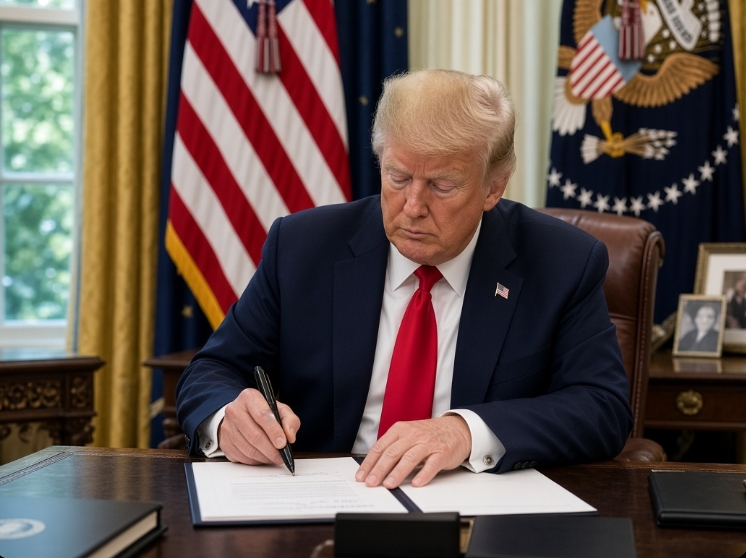 delaney232pnt's tweet photo. Trump has signed a new executive order to crack down on ‘birth tourism’ and restrict the granting of birthright citizenship to certain categories of individuals, such as the children of members of terrorist organisations. This is a new initiative following a previous ruling by https://t.co/CdrZmVqG6y