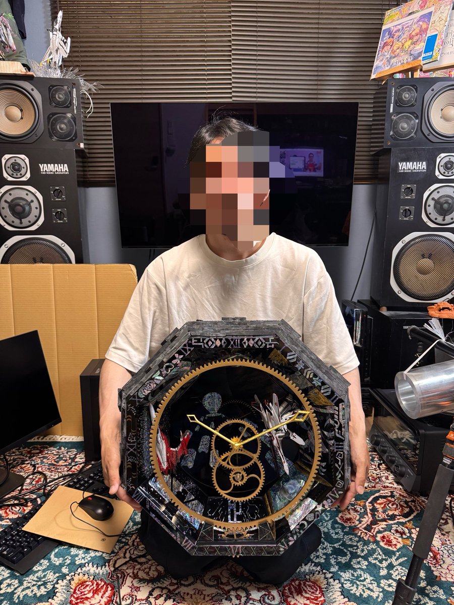 hositaro54's tweet photo. ほしたろです
この度は河森正治賞を頂き大変光栄であります
プラモに螺鈿 蒔絵 金箔の伝統技法を取り入れる技術的挑戦もですが
時の迷宮そのもの=心象風景を具現化するという核の部分を産みの親である河森氏に評価して頂けたことが何よりの喜びであります
ありがとうございました
#マクロスモデラーズ https://t.co/3HeDEKtQ9E