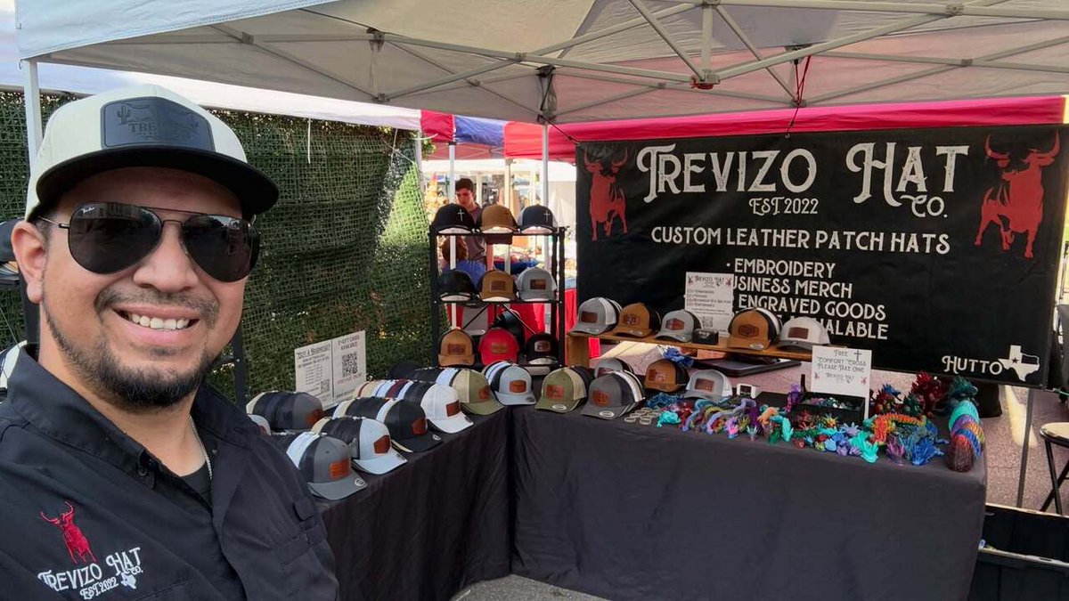 TrevizoHatCo's tweet photo. ☀️ We’re back at the markets after a little vacation, and we’re excited to see everyone again!

Today we’re in TWO locations:

📍 Karina &amp; the kids are set up at Wolf Ranch Farmers Market
🕣 8:30 AM – 1:00 PM
📍 1015 W. University Dr., Georgetown, TX

📍… https://t.co/kb8revwy8H https://t.co/YX2QYiwzbb