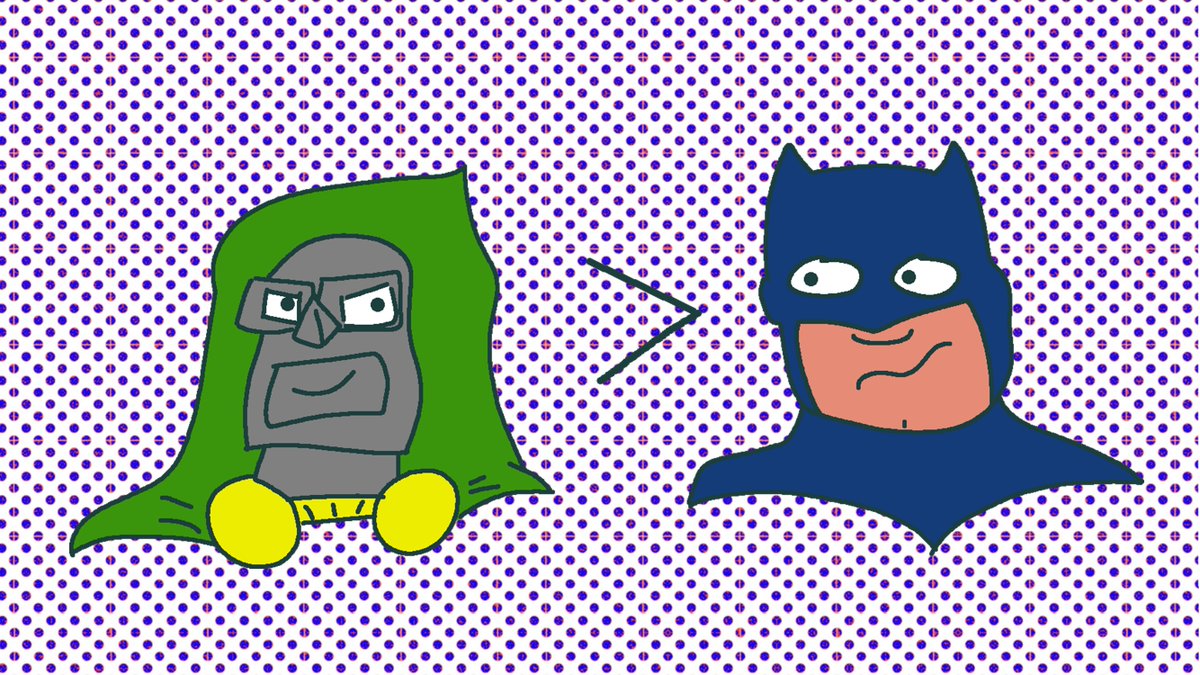 MJHibbett's tweet photo. Wow - my Doctor Doom podcast may not exactly be giving G Lineker, R Stewart et al sleepless nights, but the video for "Like Batman But Better" has somehow got over a thousand views! Thanks, YouTube algorithm!
(link in first comment) https://t.co/KJb4bbUKSq