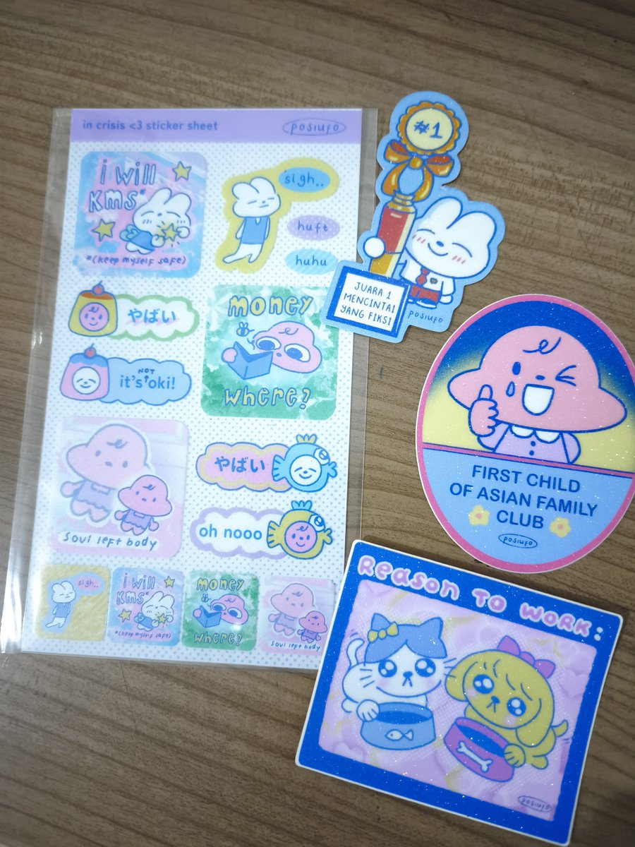 kookiekags's tweet photo. stiker-stiker kocak yg sangat relatable by @posiufo 🥹 https://t.co/QXYSYteamI