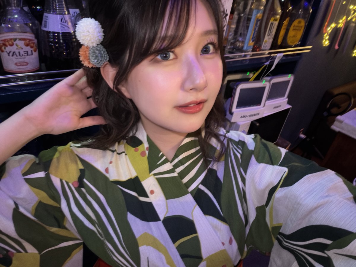 nico_lnmr's tweet photo. しゅっきんしてます！！
今日は5時まで！！みどりの浴衣だよーーーん💚浴衣なんか盛れなくてヤダ
#ミナミ #コンカフェ #ミナミコンカフェ https://t.co/xB9VASFZHe