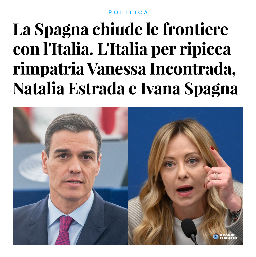 grande_flagello's tweet photo. Sta sfuggendo di mano #Spagna #Meloni https://t.co/hCS3UOsgUo