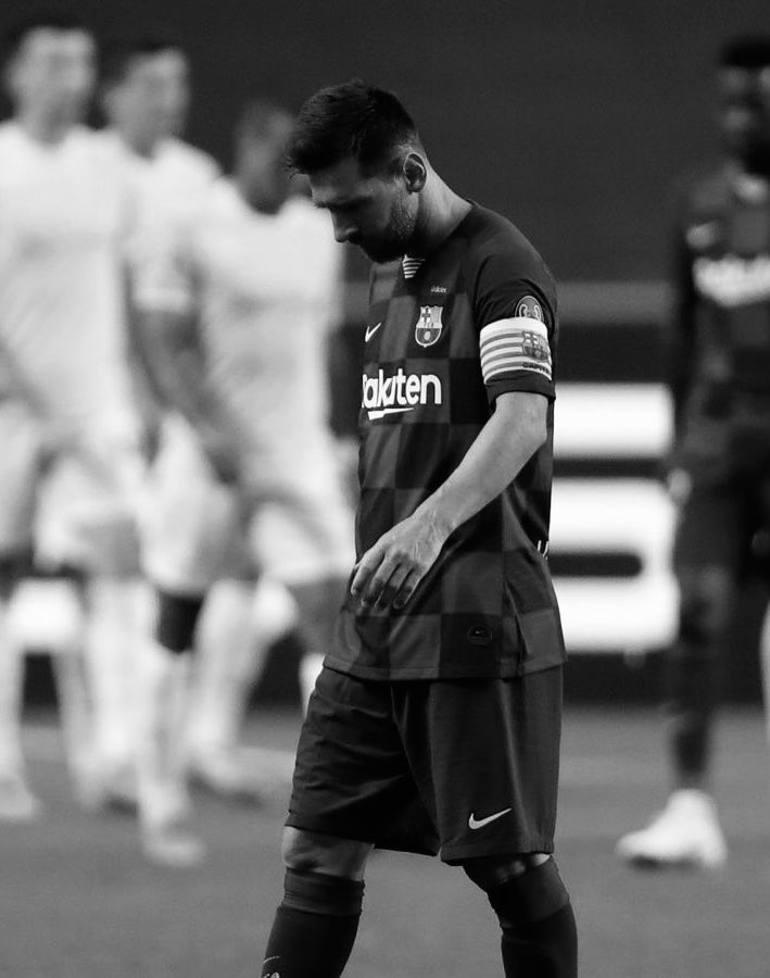 Barca_Archive's tweet photo. August has been the cruelest month of Messi’s life. 💔 https://t.co/RgYAQ1NItJ