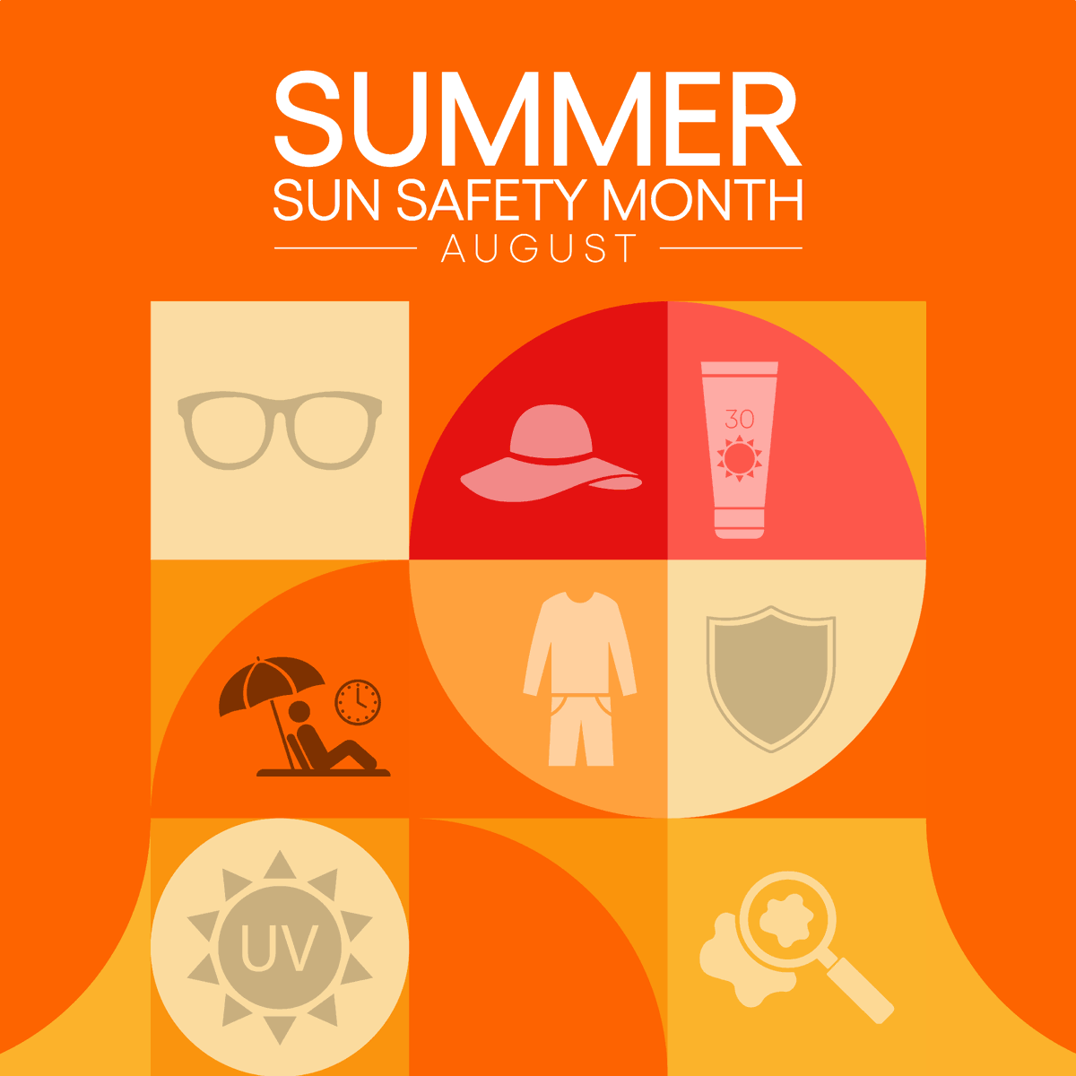 CmeUniversity's tweet photo. ☀️ August is Summer Sun Safety Month. Encourage patients to protect their skin by using sunscreen, seeking shade, wearing protective clothing, and avoiding excessive UV exposure. Small prevention steps today can help reduce the risk of skin cancer tomorrow. https://t.co/bO63CDybep