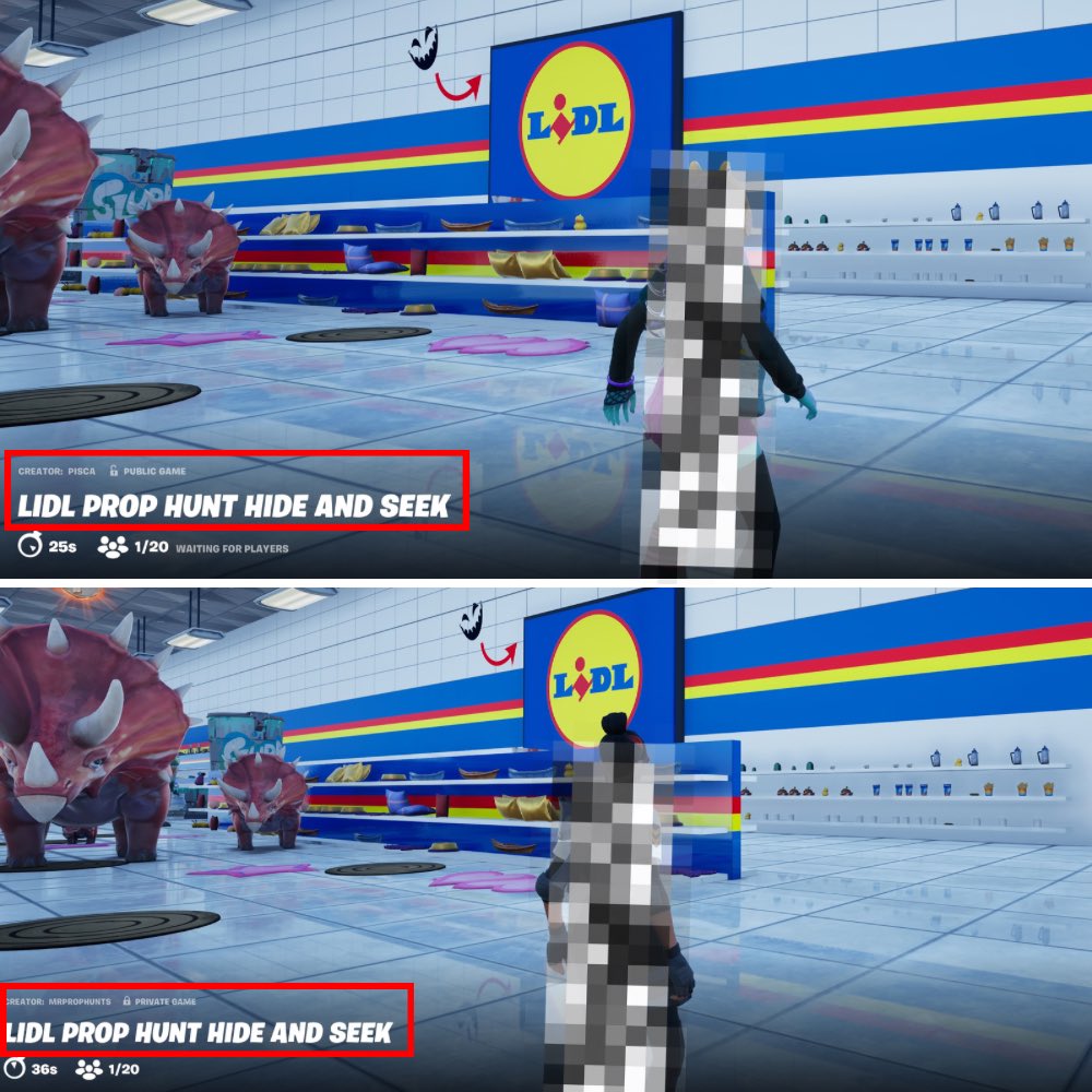 stopIPtheftFN's tweet photo. The brand has stepped in and removed two experiences within the last few weeks, but the identical island keeps reappearing under new accounts? 

This level of repeat infringement highlights a flaw in Epic Games’ DMCA and takedown pipeline. 

A previously removed trademark should be flagged as such, and any subsequent islands featuring the branding (sometimes republished less than 24 hours later!) should be more aggressively scrutinized by moderation.