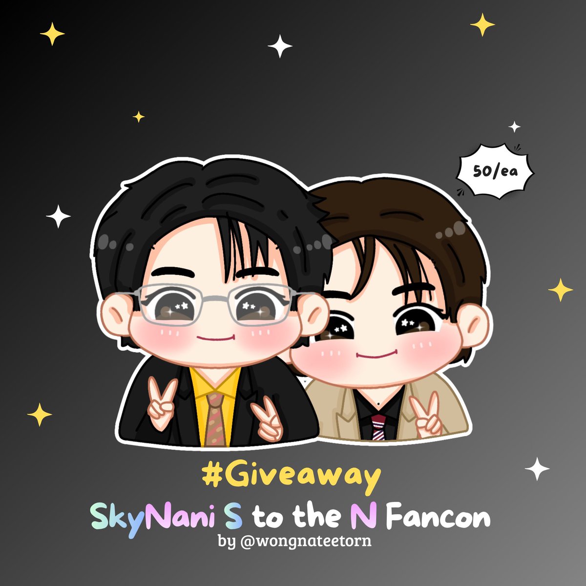 wongnateetorn's tweet photo. ☆ 𝙥𝙡𝙚𝙖𝙨𝙚 𝙠𝙞𝙣𝙙𝙡𝙮 𝙧𝙩 ☆

                   ɢɪᴠᴇᴀᴡᴀʏ
˚ 𝑺𝒌𝒚𝑵𝒂𝒏𝒊 𝑺 𝒕𝒐 𝒕𝒉𝒆 𝑵 𝑭𝒂𝒏𝒄𝒐𝒏 ˚

✴︎ mini comb keychain 20/ea 
✴︎ sticker diecut 50/ea

📍 : Thunder Dome
🗓️ : 19 Sept 2026
⏰ : TBA 

#SkyNani #สกายนานิ
#SkyNaniSToTheNFancon https://t.co/GKgFyfZNOV