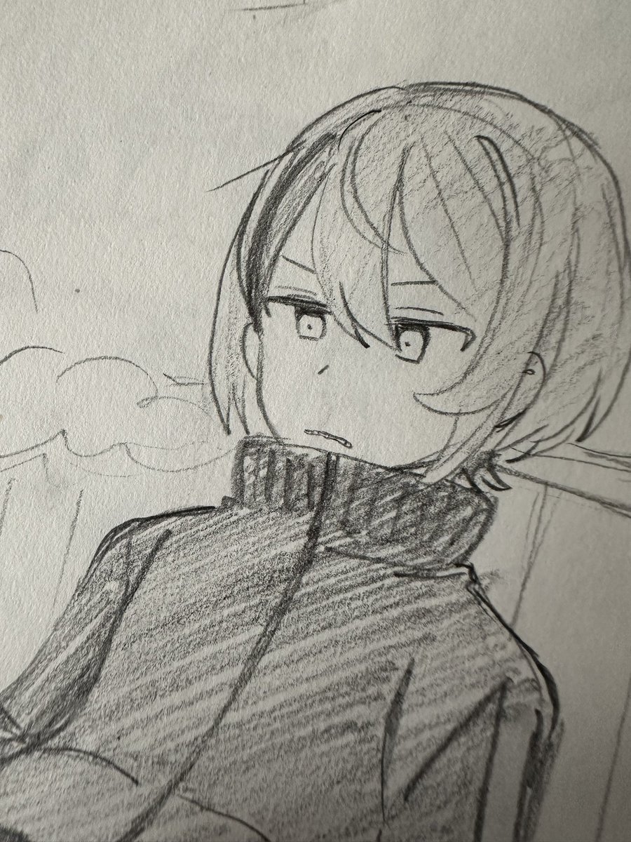 nyarupocchi's tweet photo. I found an old sketchbook and the kyo sketches 😭😭😭 https://t.co/S0zyC3brHA