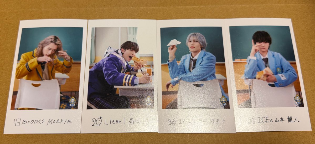 _sxth_o09's tweet photo. EBiDAN THE LIVE 2026 エビライ ミニフォト 交換

【譲】画像参照
【求】ONE Ｎ’ ONLY EIKU(前左)
         SUPER★DRAGON 柴崎楽(左)池田彪馬(前)
または買取

比率違い検討します。

明日9日YES!東京、エビライ(15.16優先)での交換希望です。(まとめてのみ郵送可)
お気軽にお声かけください。 https://t.co/AiAlcErYve