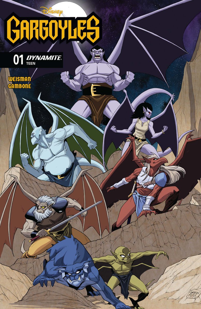 FromEyrie's tweet photo. There is literally new canon Gargoyles, written by Greg Weisman, being published RIGHT NOW. If you want Disney to believe there's an audience for more Gargoyles, supporting the Gargoyles we actually have might be a good place to start.

August 12th, 2026! https://t.co/il7jchpBxU