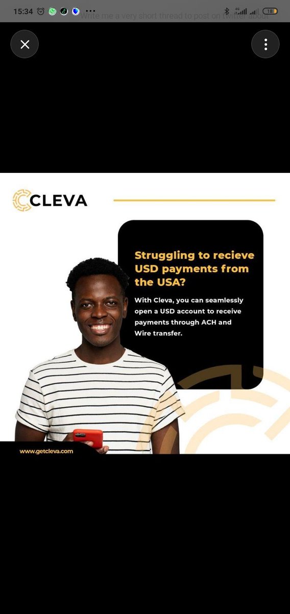 _louie_degen's tweet photo. Still learning more about the platform, especially around security, BVN verification and how everything works behind the scenes.
Excited to see what @clevabanking builds next. 👀🔥
#Cleva #clevatetherABU #AfricanFintech #FintechNigeria #Creators #Freelancers https://t.co/z87HDxW9tE