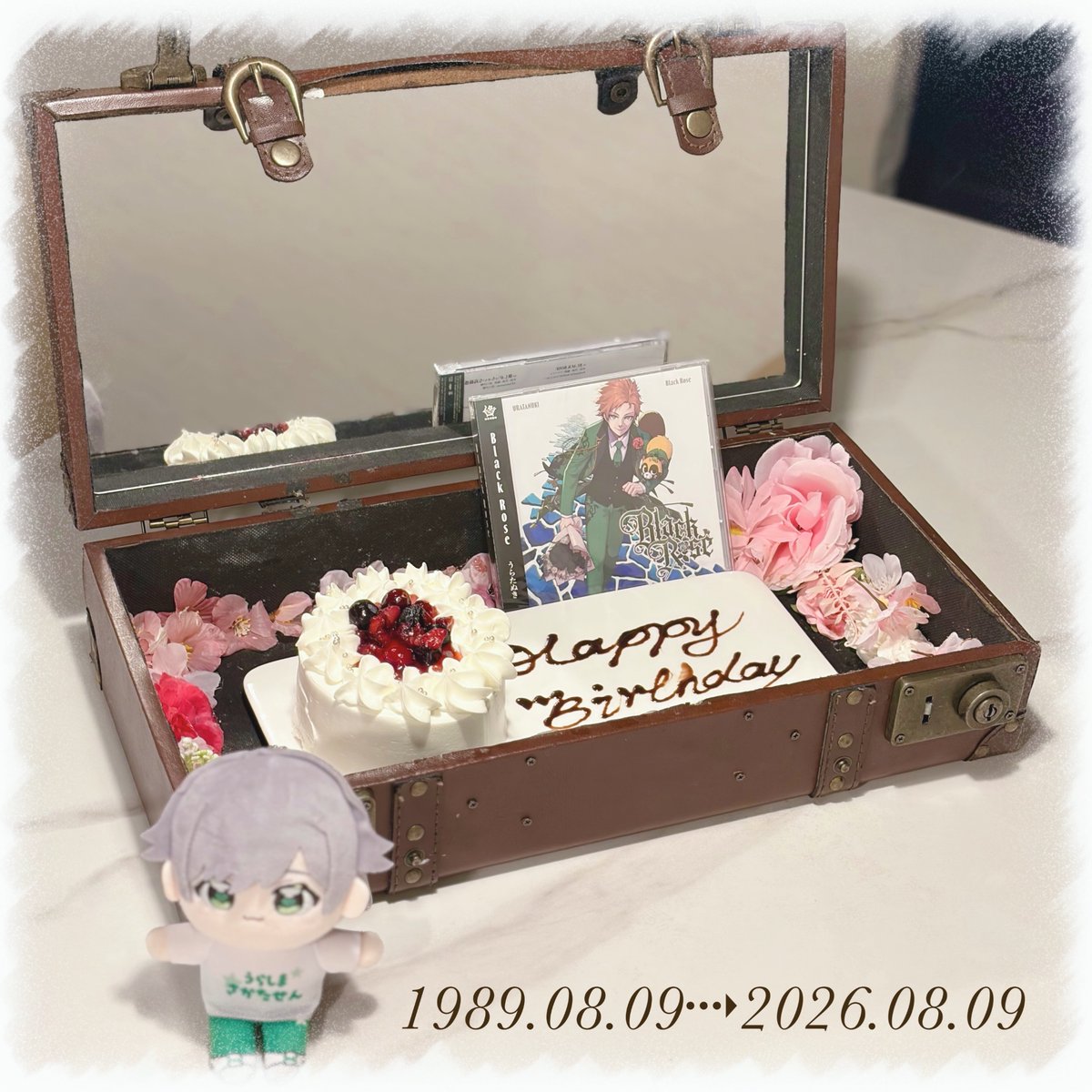 akisama_tanu's tweet photo. 🎀1989.08.09⇢2026.08.09🎀

頑張りすぎなくらい頑張り屋さんな貴方の努力が、頑張りが、全て報われる、幸せな未来でありますように✨️お誕生日おめでとうございます🎂💚1年で1番大切な日に、めいっぱいの大好きとありがとうを込めて。
 #うらたぬき誕生祭
 #うらたぬき誕生祭2026 https://t.co/naq4QGLpGo