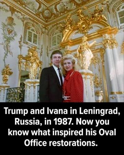russsellcrow's tweet photo. @JohnCleese Trump is owned by Pootin

Trump married a Soviet defector in the 1980s.  Classic spycraft, the Honeytrap. https://t.co/3wFvnYMhtx