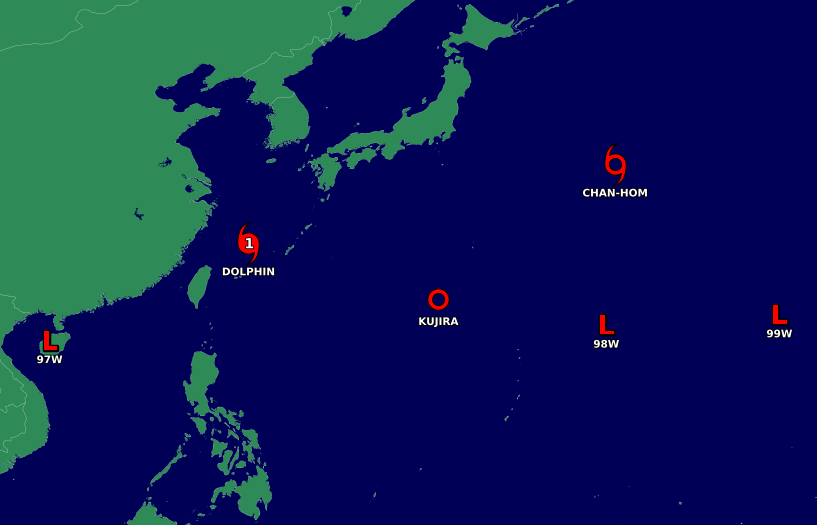 STY1330's tweet photo. さらにもう一つ増えてもっと凄いことになってきた！
#台風　#熱帯低気圧
※出典CyclonicWx https://t.co/LoZJMpxnMv