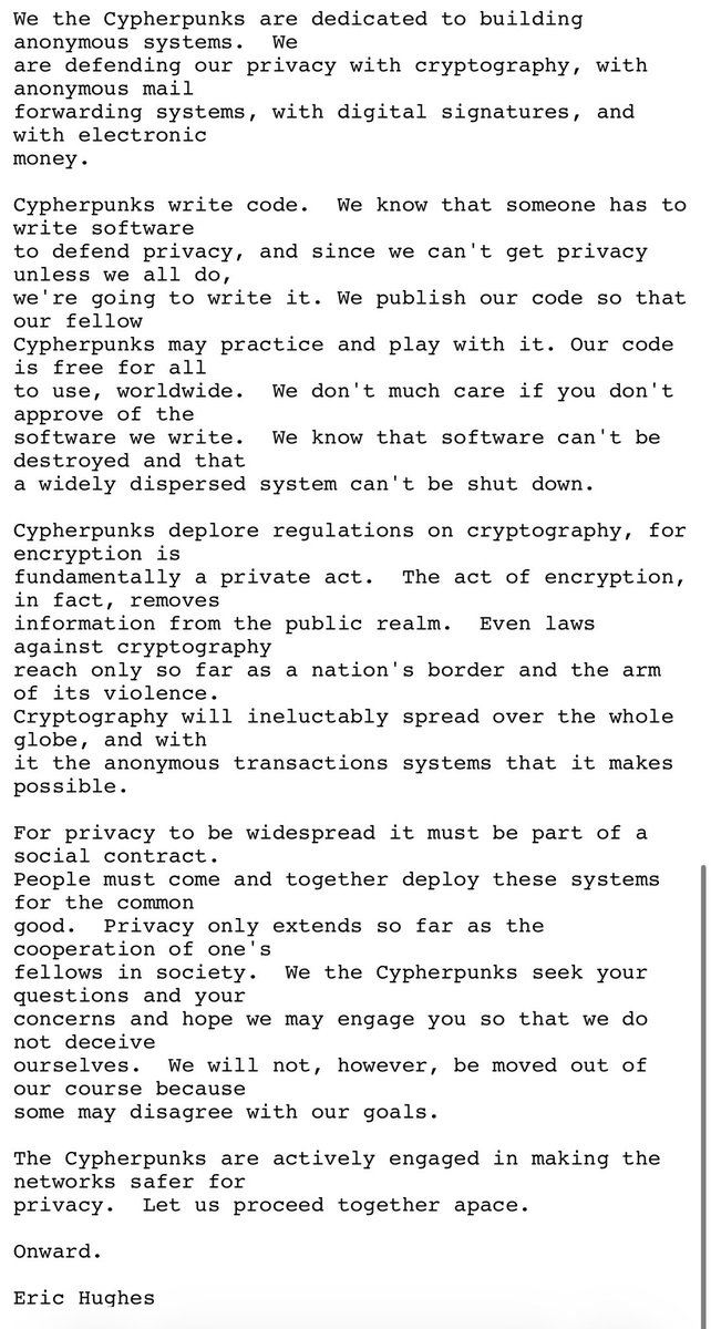 ccshipslog's tweet photo. Most influencers and Kols are ruthless pirates. 
Most of those do not understand bitcoin or crypto. 
Most of those never read the cyberpunk manifesto. ✍️ https://t.co/rDamvnz75c