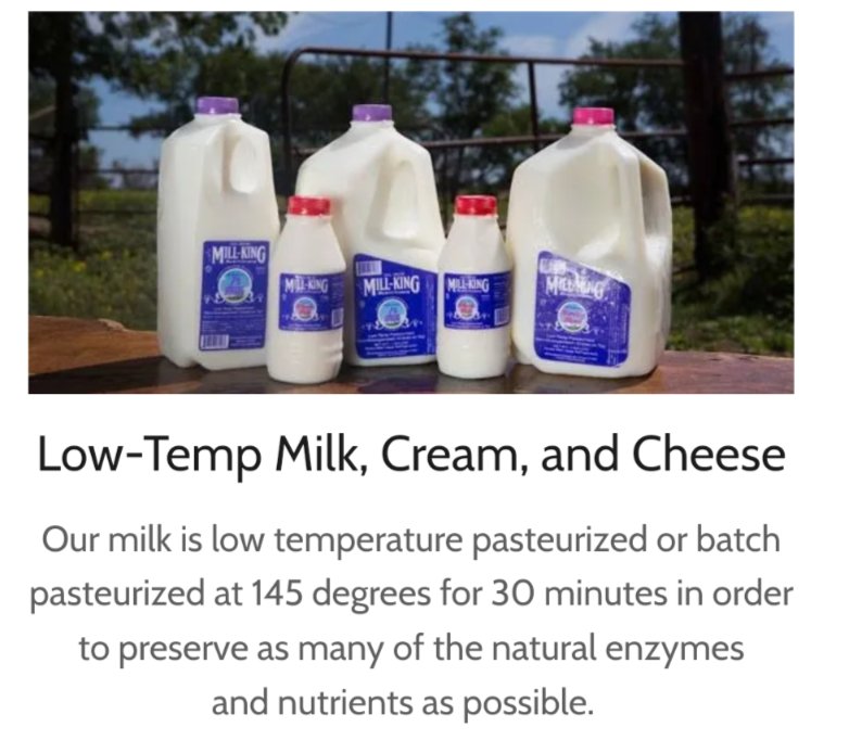 Jusbaux's tweet photo. @sam_d_1995 Let that company cook and most mainstream milk is ass.  Raw milk came about because of the shit quality of milk in general.  Giving rise to companies trying to do better, capitalism at work. https://t.co/hOn7H78epA