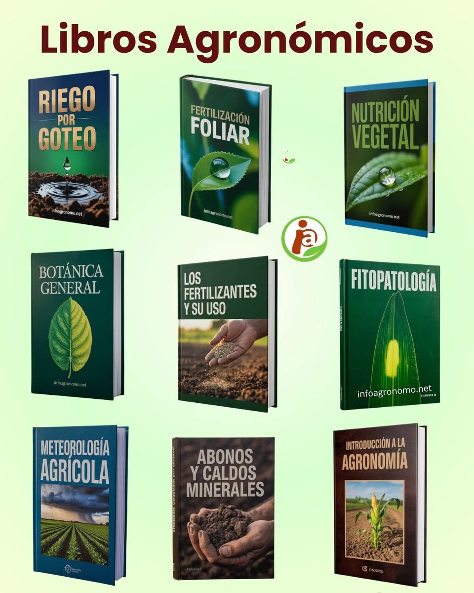 InfoAgronomo's tweet photo. Libros de Agronomía 

https://t.co/gKc4Y2AU87 https://t.co/kpns2LQsXw