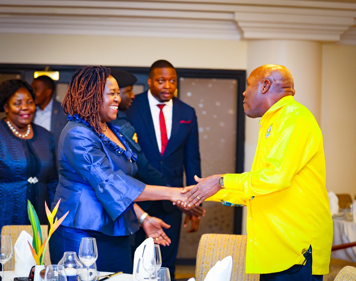 UgandaChamber's tweet photo. @HonNankabirwa @DrMusenero As we bid farewell, we celebrate a legacy of bold reforms, strengthened institutions, investment, local participation and a stronger foundation for Uganda’s resource-led transformation. @AshabaA @humfas 
 #UCEM https://t.co/2oJG5vNhAu