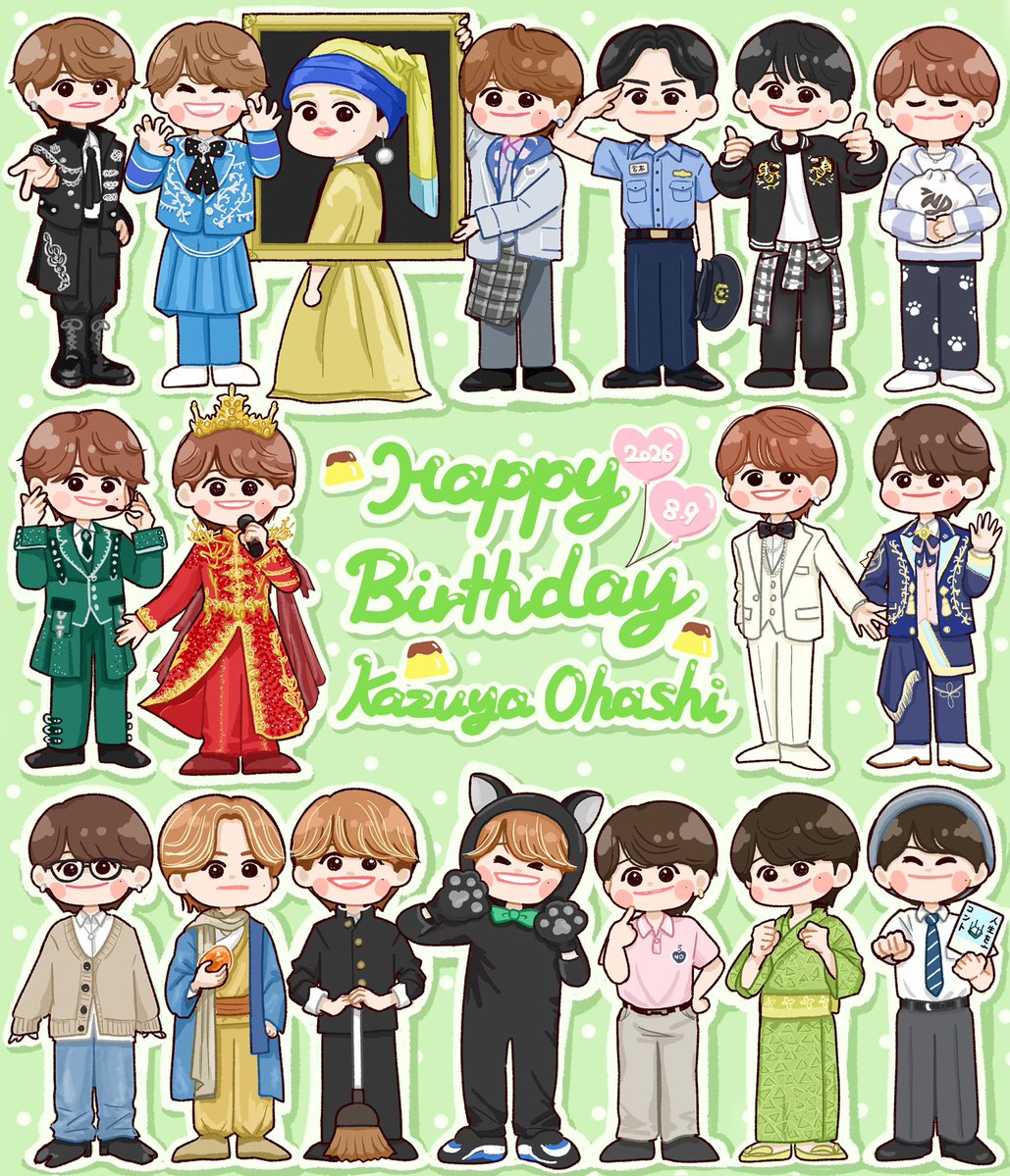 kost_728's tweet photo. 大橋くんお誕生日おめでとう！！🍮
たくさんの幸せ溢れる一年になりますように🌱
生まれてきてくれてありがとう👶🏻大好きです！
#大橋和也誕生祭2026 https://t.co/zJQVtAlMmF