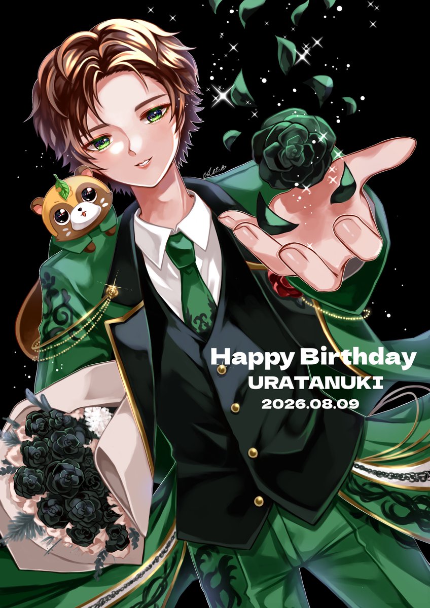 star_bloom_A's tweet photo. 💚うらたさん💚
- ̗̀ ʜᴀᴘᴘʏ ʙɪʀᴛʜᴅᴀʏ︎︎  ̖́-

#うらたぬき誕生祭2026
#うらたぬ王国の美術館 https://t.co/lvnB9kXNob