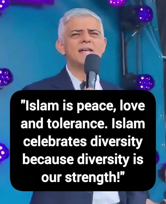 AntiWokeMemes's tweet photo. What is your response to London Mayor Sadiq Khan ?? https://t.co/PQZAc52HTm