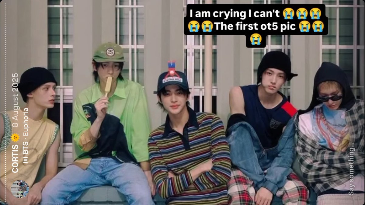 cortisshinez's tweet photo. One year ago today Rolling Stone accidentally posted this picture before Bighit officially reveal them. This was the first ever official face reveal pic of CORTIS 😭

I still remember zooming in on each of their faces and calling out their names like, Oh this is Martin, this is Seonghyeon, this is Juhoon, this is Keonho…I already knew James 😭
I still remember the chaos this picture caused back then. Everyone was posting about it and then everyone deleted their tweets since it was leaked it was so funny 😂 

One year passed like a one minute and now we have countless pics of them but still this pic hold a special place in my heart forever that I don't know how to explain it...

I love you my cortis ♡
