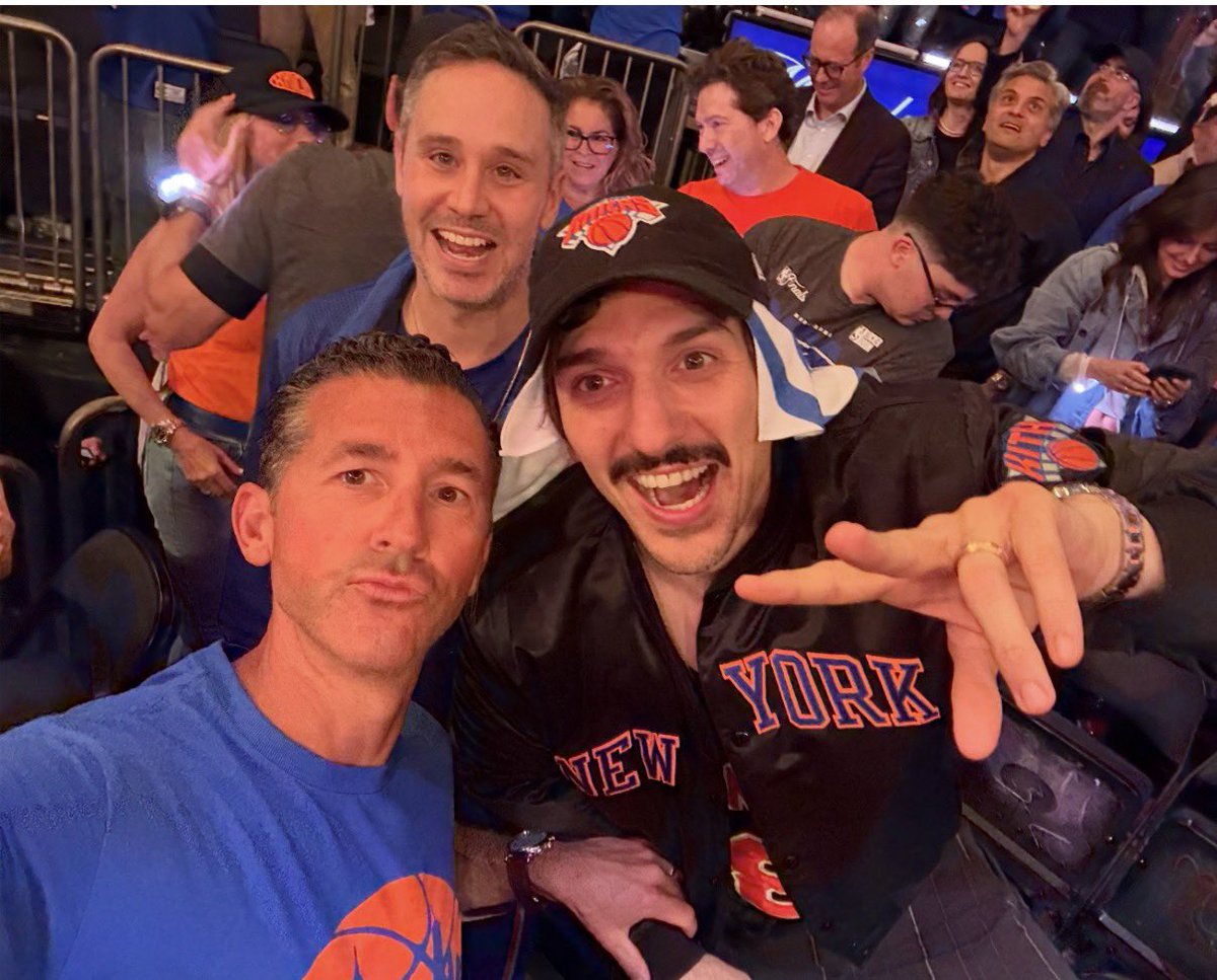 JohnnyPMacD's tweet photo. @andrewschulz still can’t stop watching this… #knicksinfive https://t.co/pBg6QyPyCX