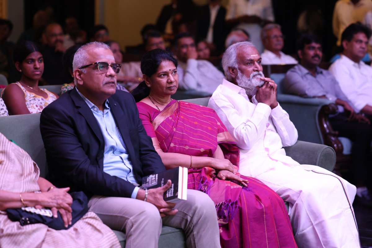 KanimozhiDMK's tweet photo. Participated in the launch of The People’s Sanctum: The 100-Year Struggle to Democratize Temples in India by Thiru. @manuraj1983 at the historic Victoria Public Hall, Chennai, today.

The book weaves together the history of the ancient Chola dynasty, the Vaikom struggle, the role of the Constitution, and the ideas of the Dravidian movement in shaping the journey towards breaking barriers to the sanctum and advancing the Madras Model of secularism. It offers an insightful account of the larger project of democratizing temples in India and the long struggle for social justice and equality.

My best wishes to Manuraj for this important work.
